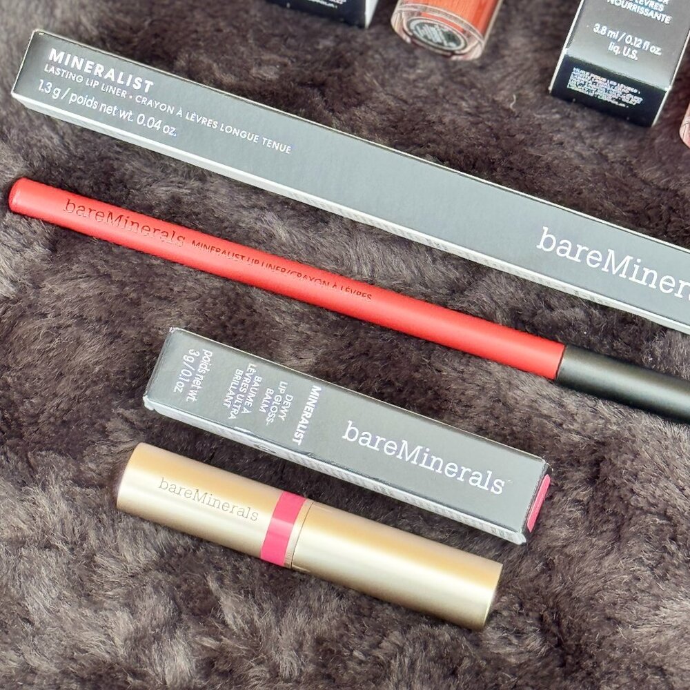 BRAND NEW IN BOXES!  BARE MINERALS 6 PIECE LIP SET! - Picture 6 of 6